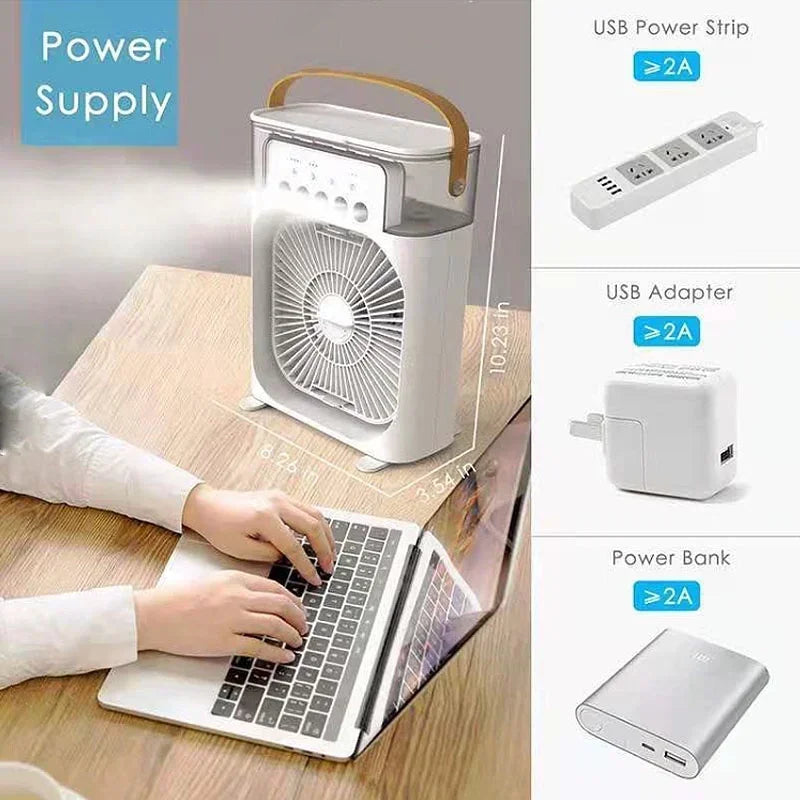 Portable Humidifier Air Conditioner Fan Household.