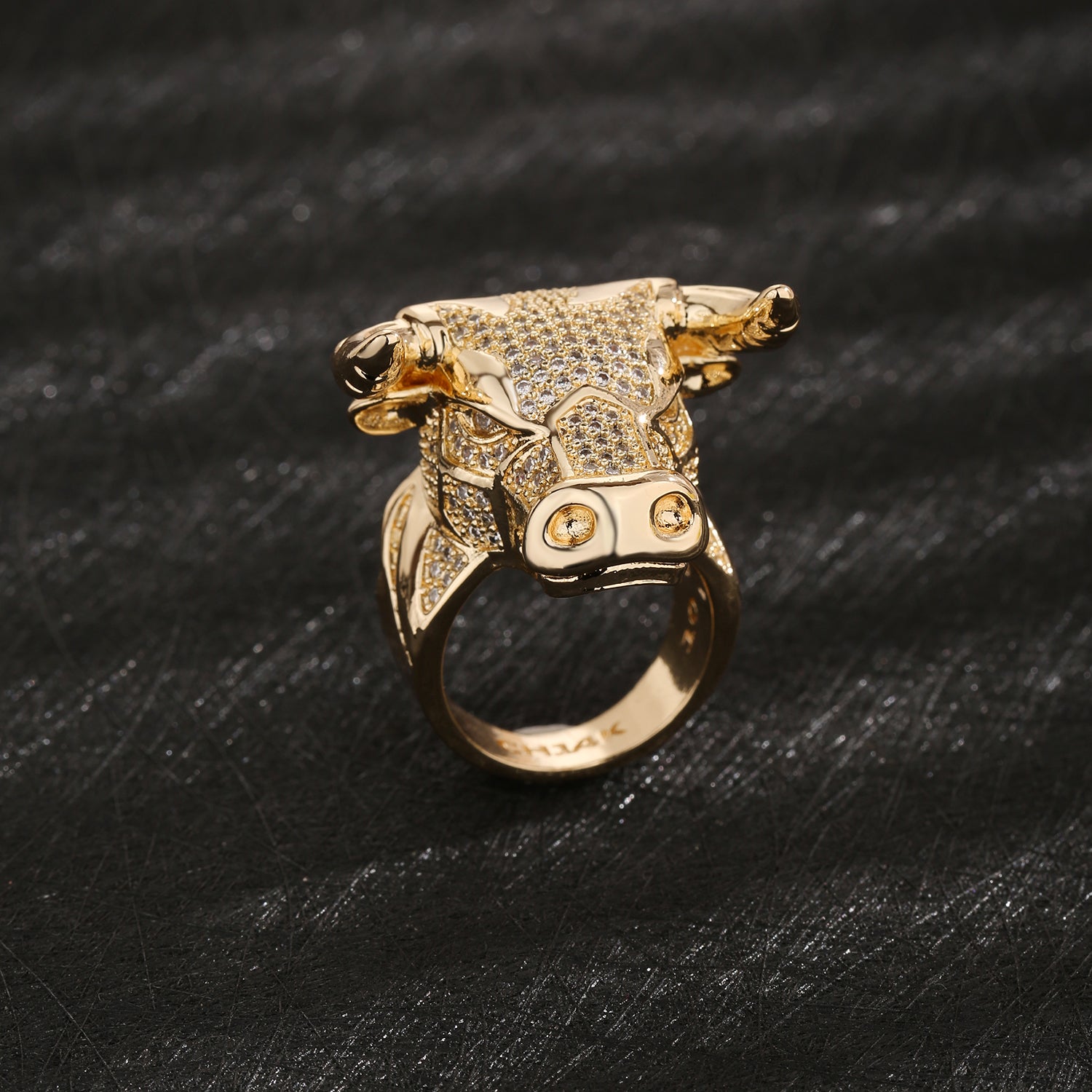 Trendy and Fashionable Bull Head Ring.