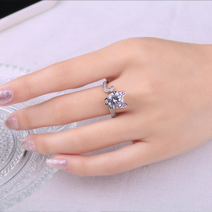 Jewelry New Arrival Love Cat Ring.