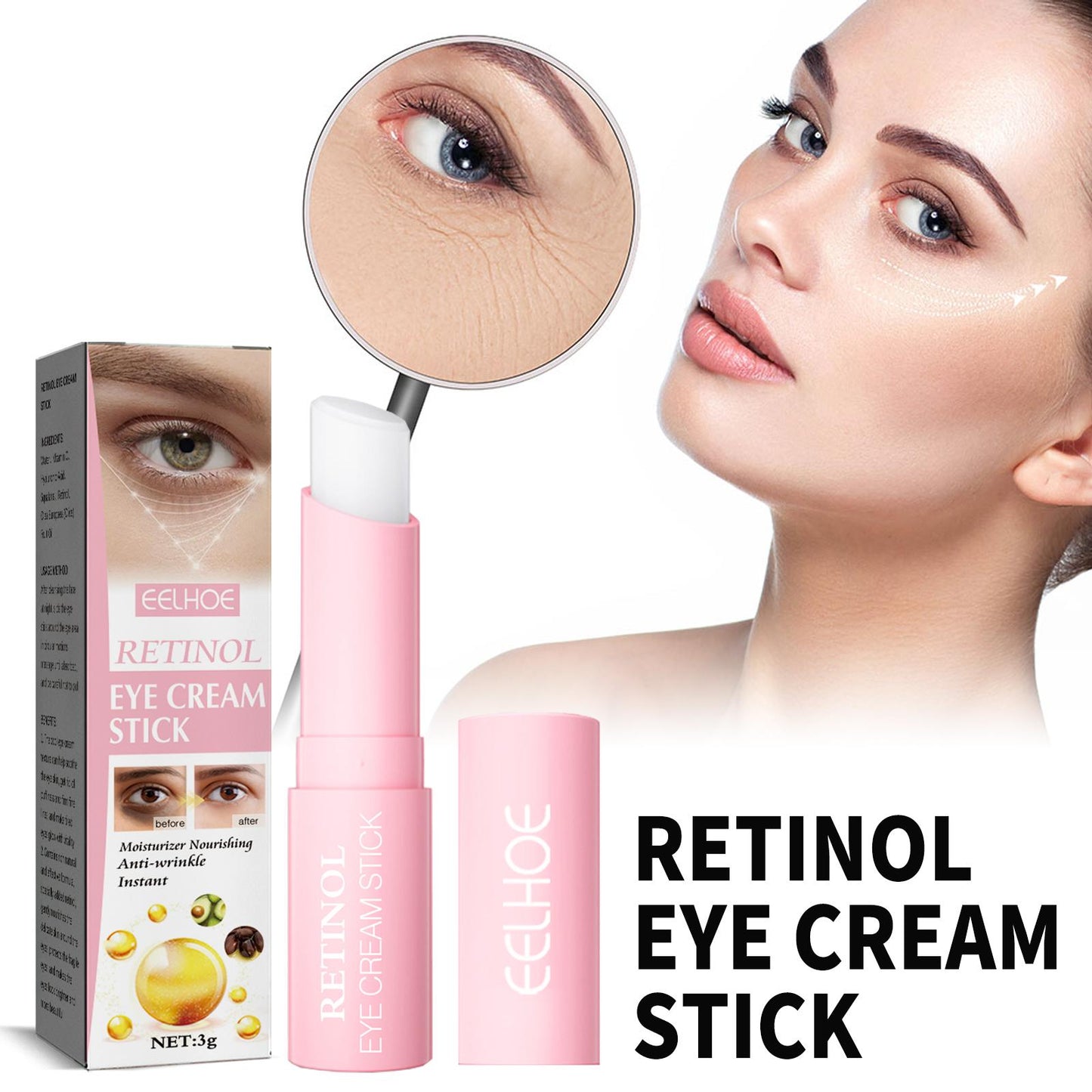 Women Extra Renewing Rosehip Eye Balm For Face.