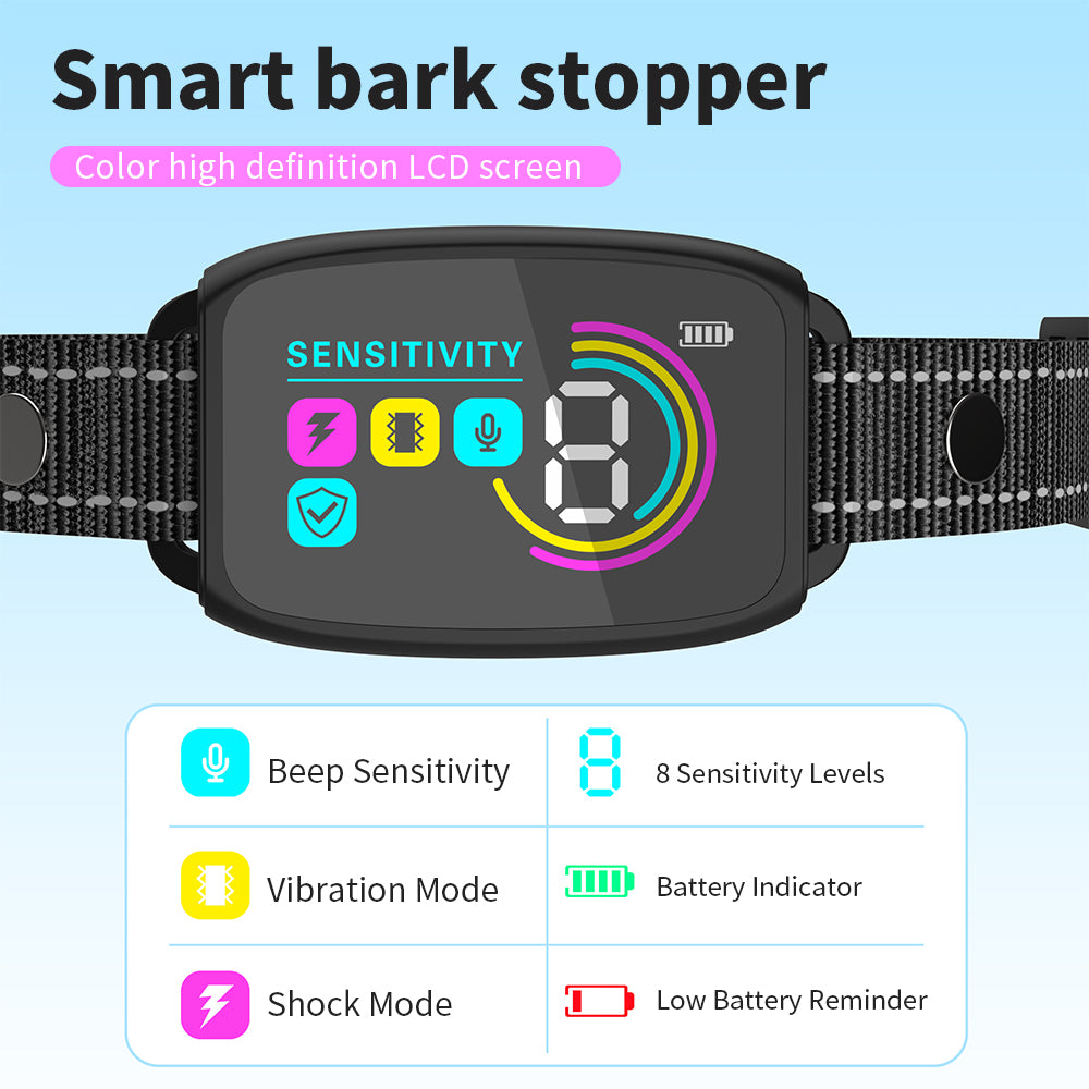 Smart Automatic Anti-Barking Dog Collar.