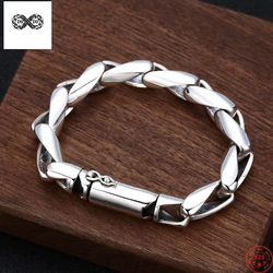 Silver Bracelets for Men New Fashion Ancient.