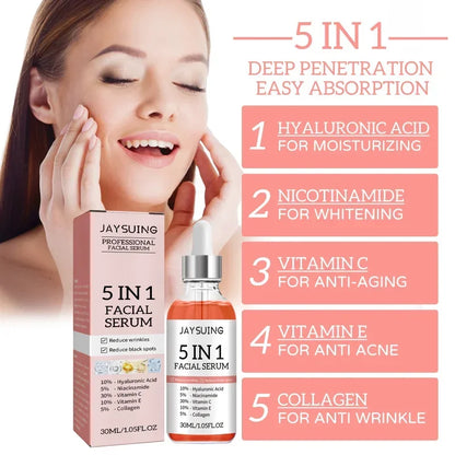 Face Serum for Moisturizing Whitening Vitamin C Anti Wrinkle Aging.