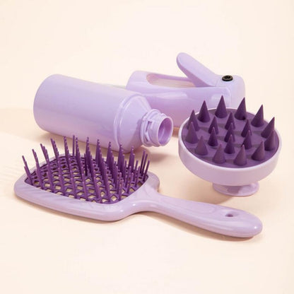 3Pcs Silicone Scalp Massage Brush Hair.