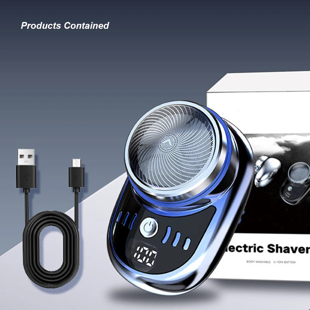 Mini Electric Travel Shaver for Men.