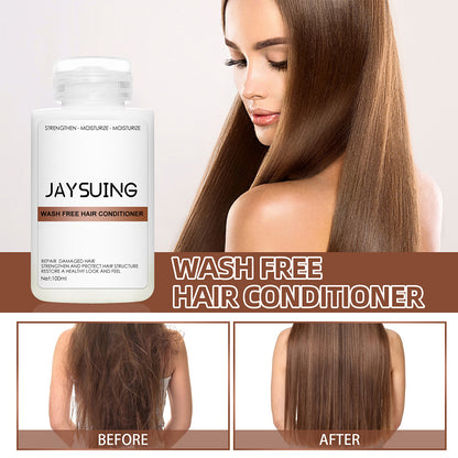 Wash Free Hair Conditioner Repairs Frizzy Soft Smooth.