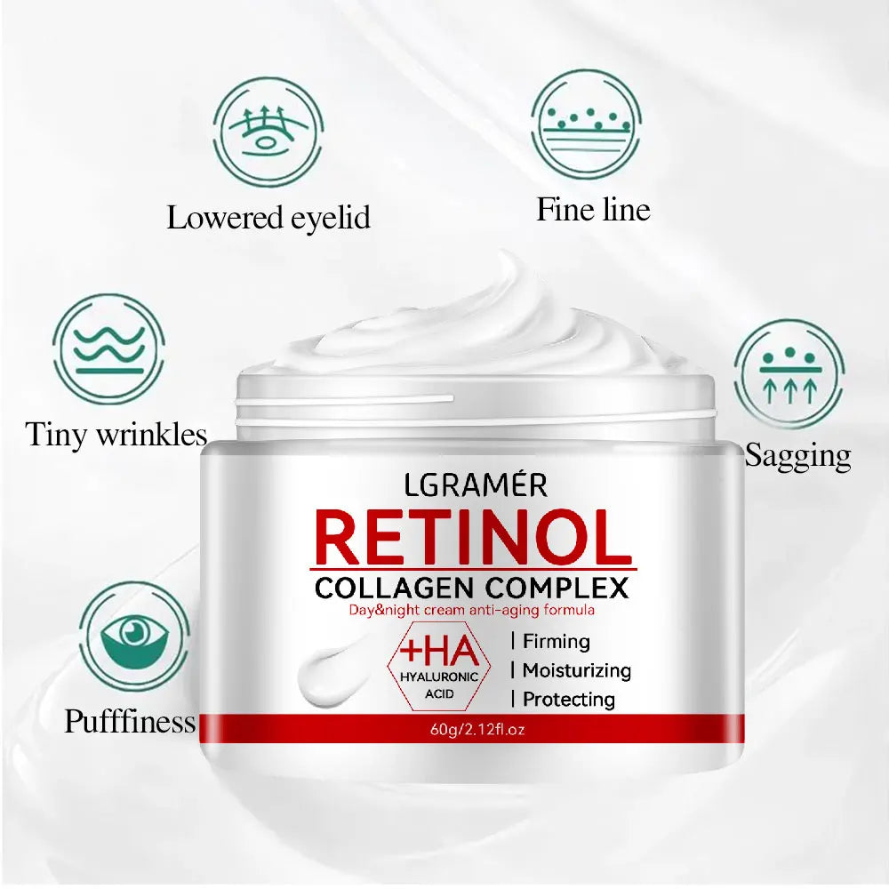 Retinol Lifting Firming Cream Collagen Wrinkle Remover Face.