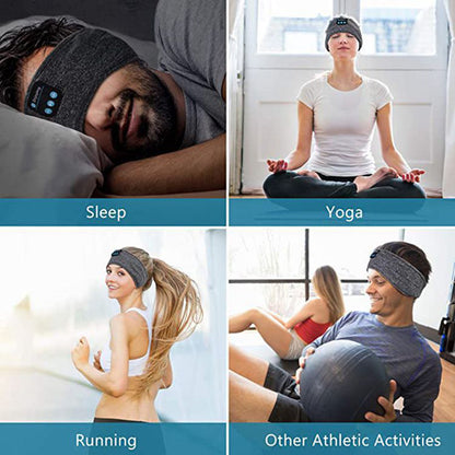 Fone Bluetooth Earphones Sports Sleeping Headband Elastic Wireless Headphones Music Eye Mask Wireless Bluetooth Headset Headband