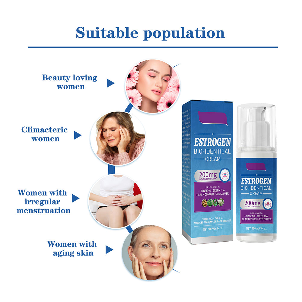 Estrogen Cream For Menopause Relief Balances Hormone.