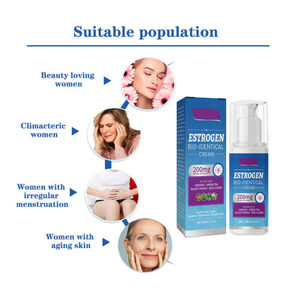 Estrogen Cream For Menopause Relief Balances Hormone.