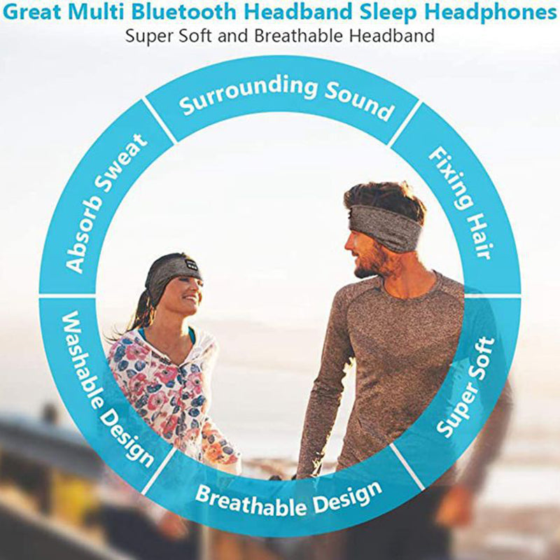 Fone Bluetooth Earphones Sports Sleeping Headband Elastic Wireless Headphones Music Eye Mask Wireless Bluetooth Headset Headband