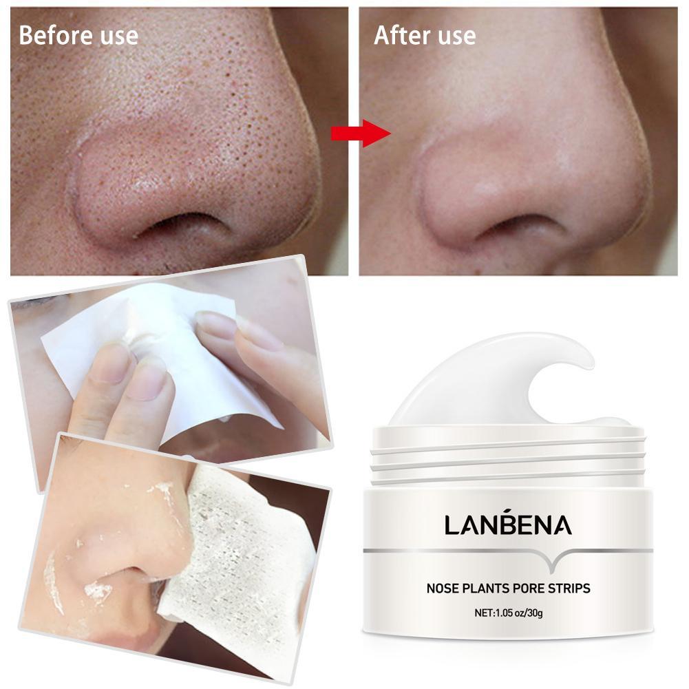 Nose Blackhead Remover Cream Pore Strip Tearing Mask.