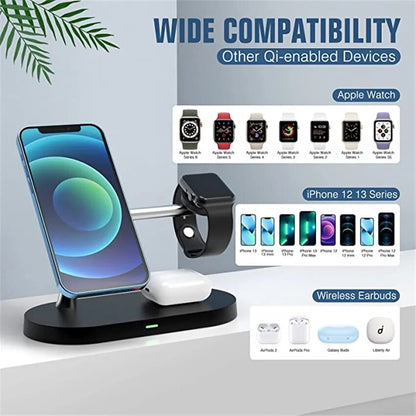 3-in-1 Magnetic Wireless Charger Stand For iPhone.