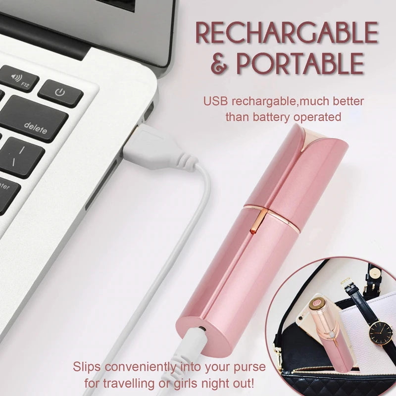 Kemei Rechargeable Lady Shaver Electric Hair.