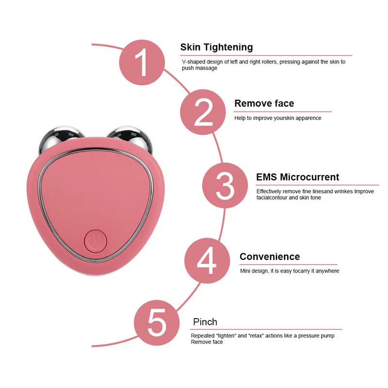 NEW Electric Face Massager Lift Roller Microcurrent.