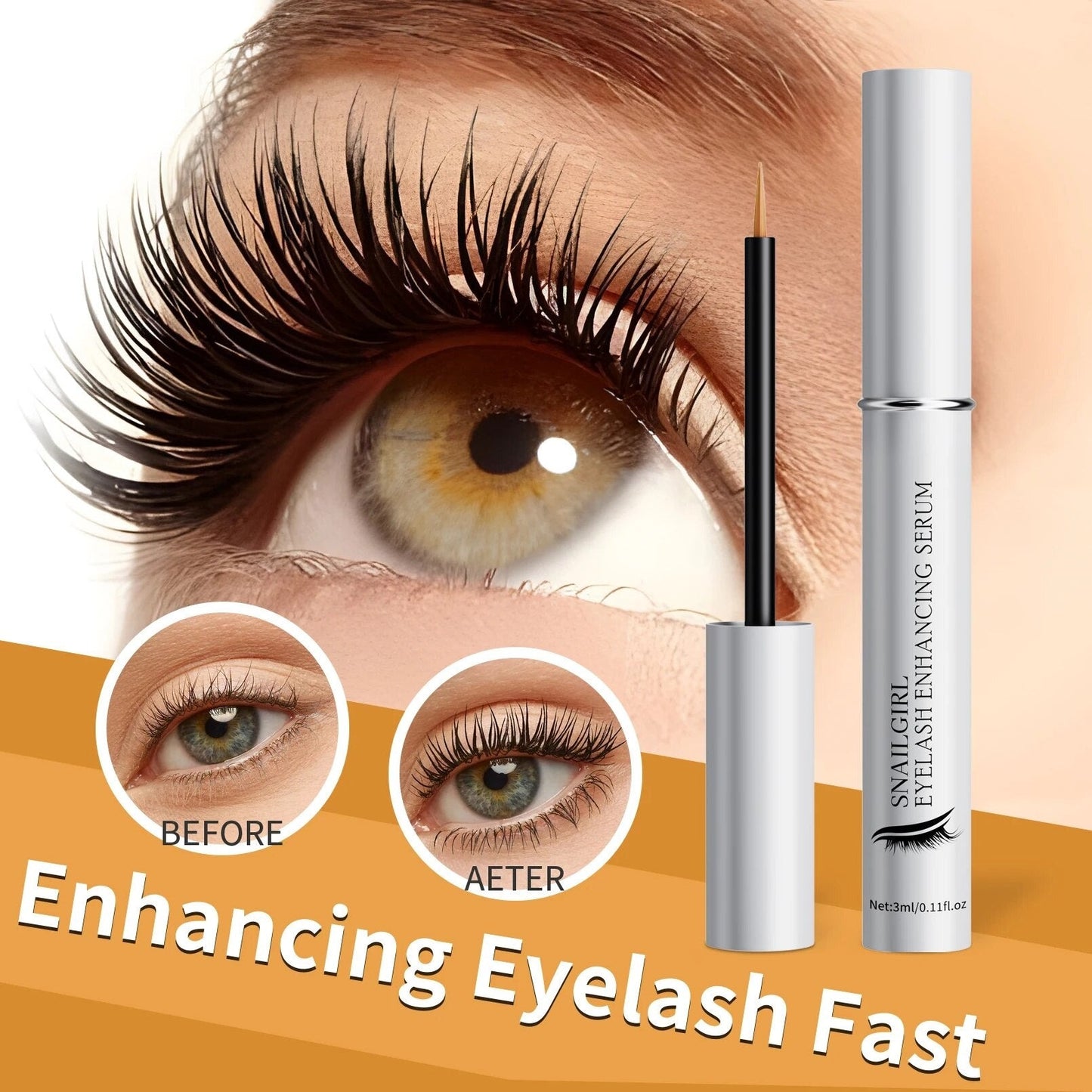 Eyelash Fast Growth Serum Natural Treatment.