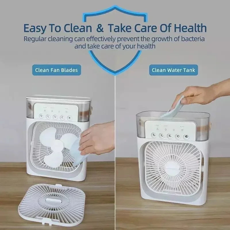 Portable Humidifier Air Conditioner Fan Household.