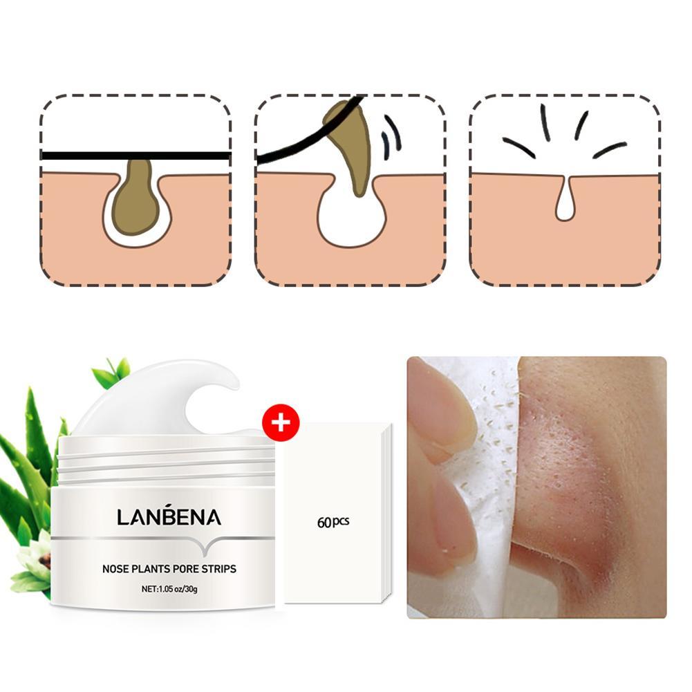 Nose Blackhead Remover Cream Pore Strip Tearing Mask.