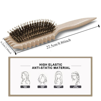 Curls Styling Brush Bristle Detangling Hair.