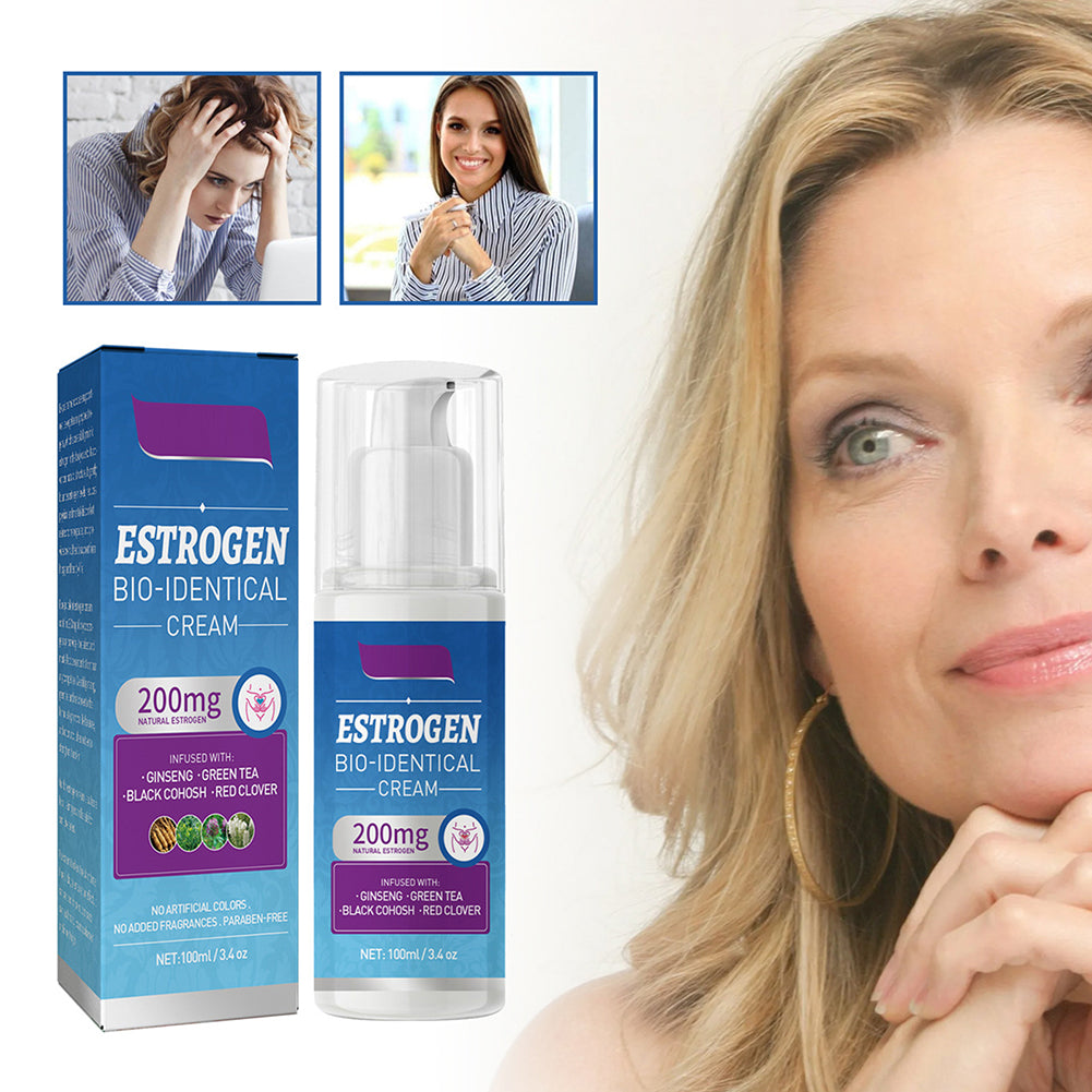 Estrogen Cream For Menopause Relief Balances Hormone.