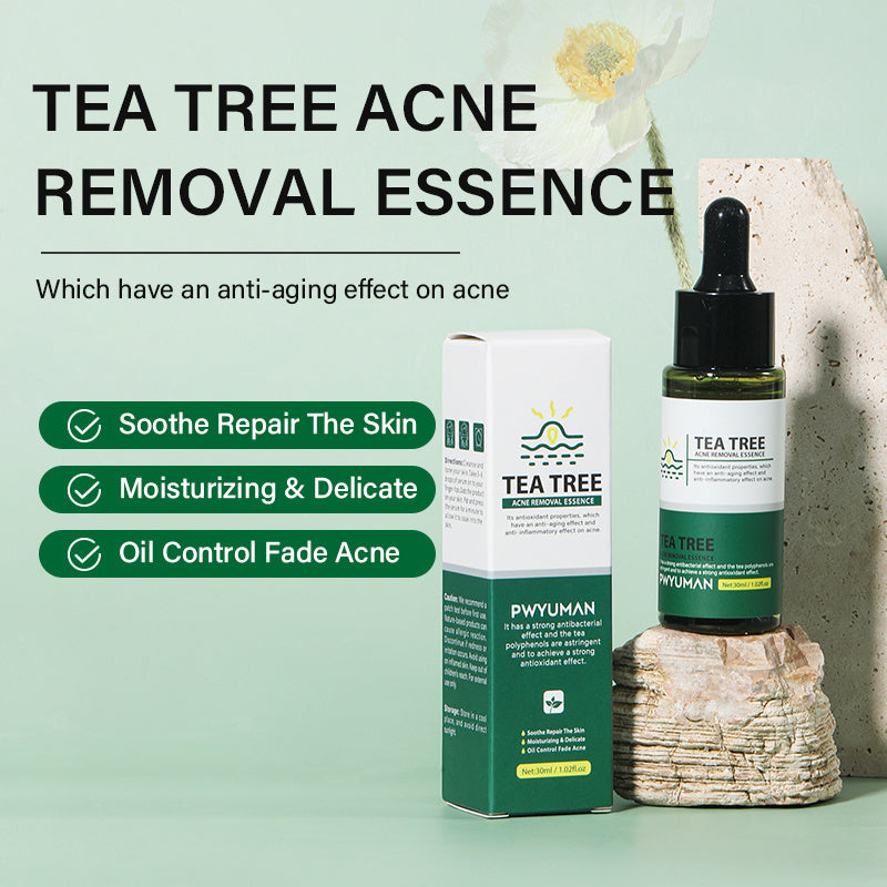 Tea Tree Acne Removal Serum Repair Acne Serum Oil.