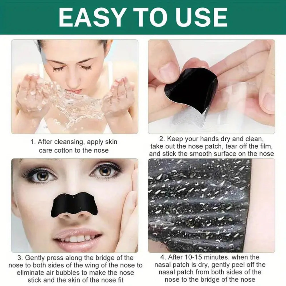 Unisex Deep Cleansing Nose Strips for Acne & Blackhead Removal.