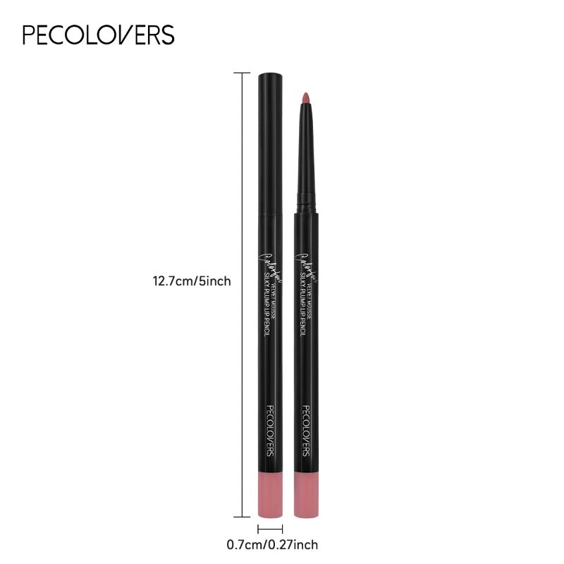 Waterproof Matte Lipliner Pencil Red Contour.