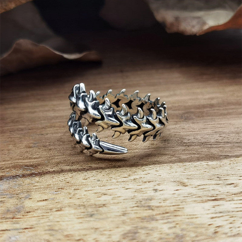 Vintage Punk Couple Ring Geometric Finger.