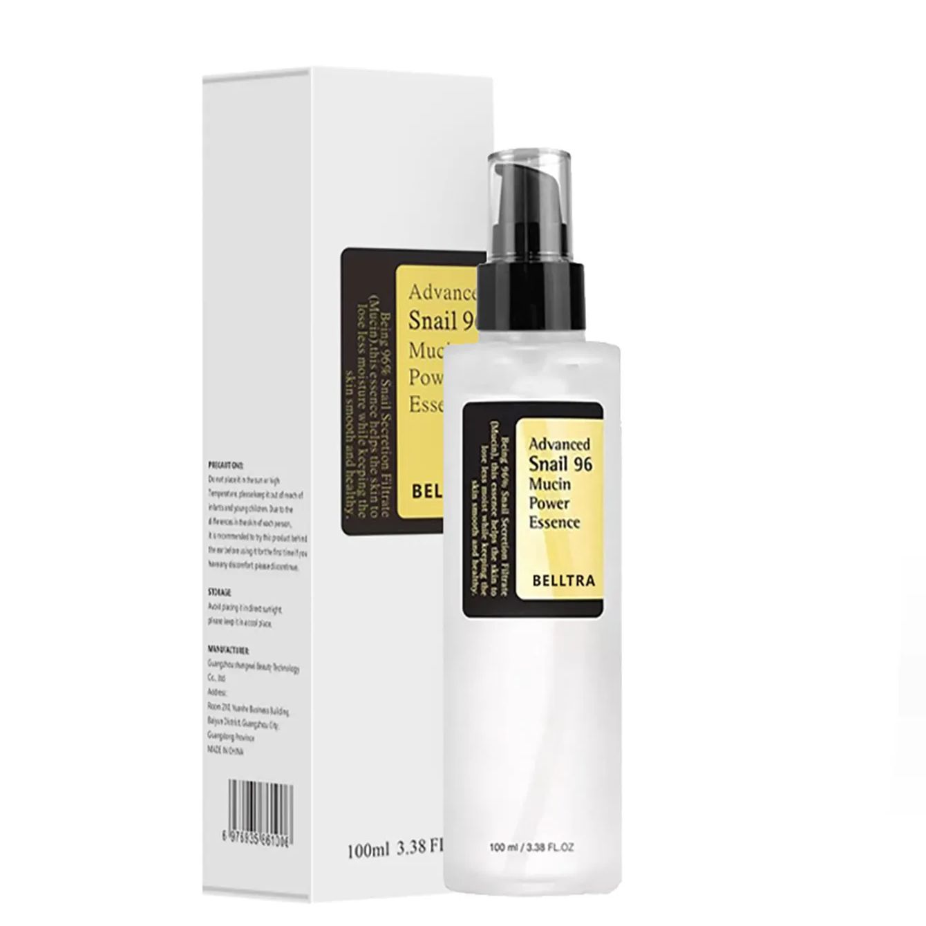 Snail Mucin 96% Korean Skin Care Facial Essence Fading.