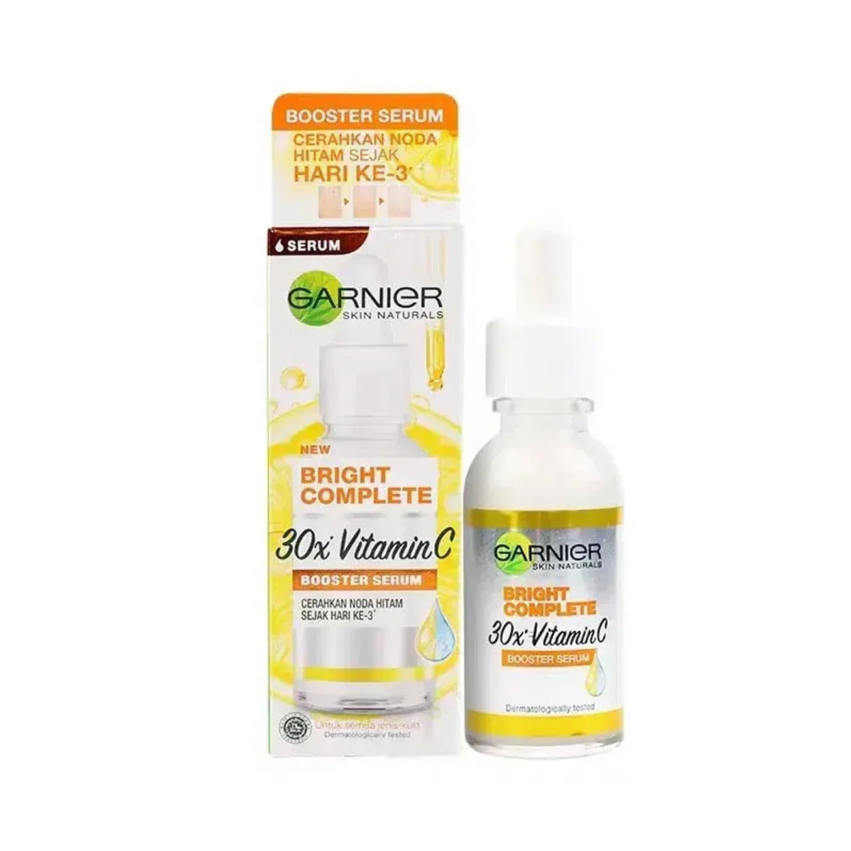 Garnier Bright Complete 30x Vitamin C Niacinamide.