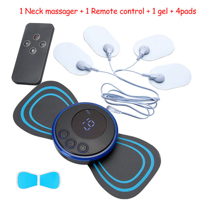 Neck Massager Mini Portable EMS Electric Cervical Massage.