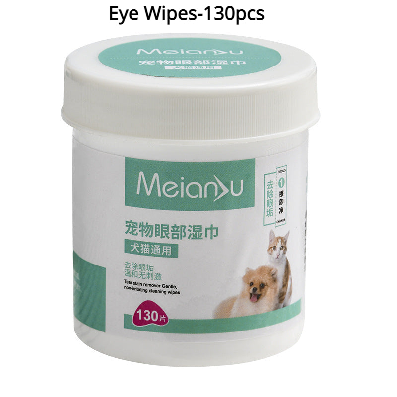 Pet Remove Dirt Eyes, Ears Wipes.