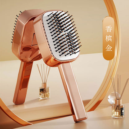 Self Cleaning Hair Brush for Women Cleaning.