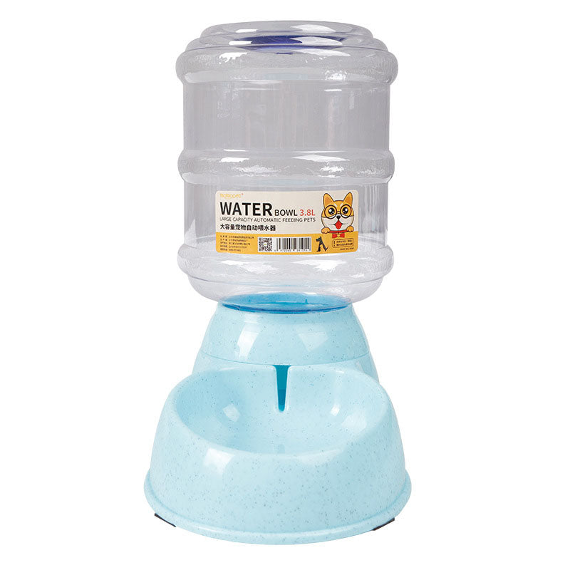 Dog Automatic Feeders Plastic Water Bottle Cat Bowl.