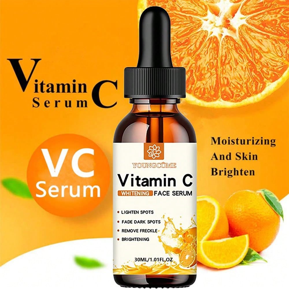 Vitamin C Facial Essence Contains Hyaluronic Acid Dark.