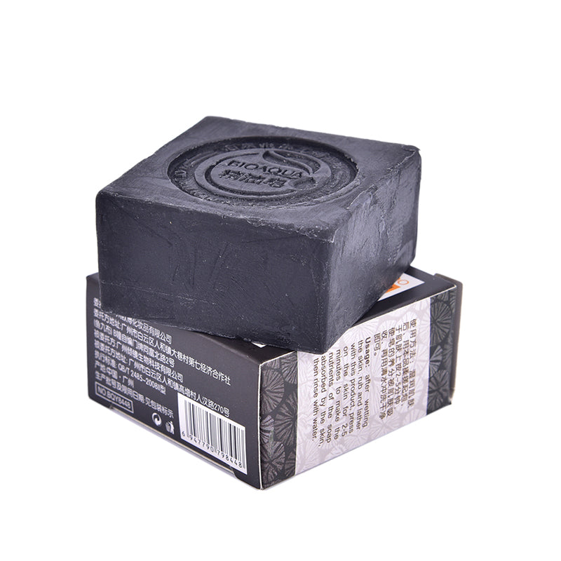 Natural Organic Essential Black Bamboo Oil Soap.