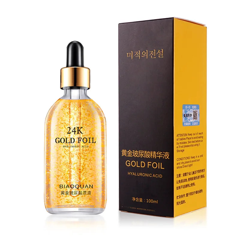 Gold Hyaluronic Acid Nicotinamide Face Serum.