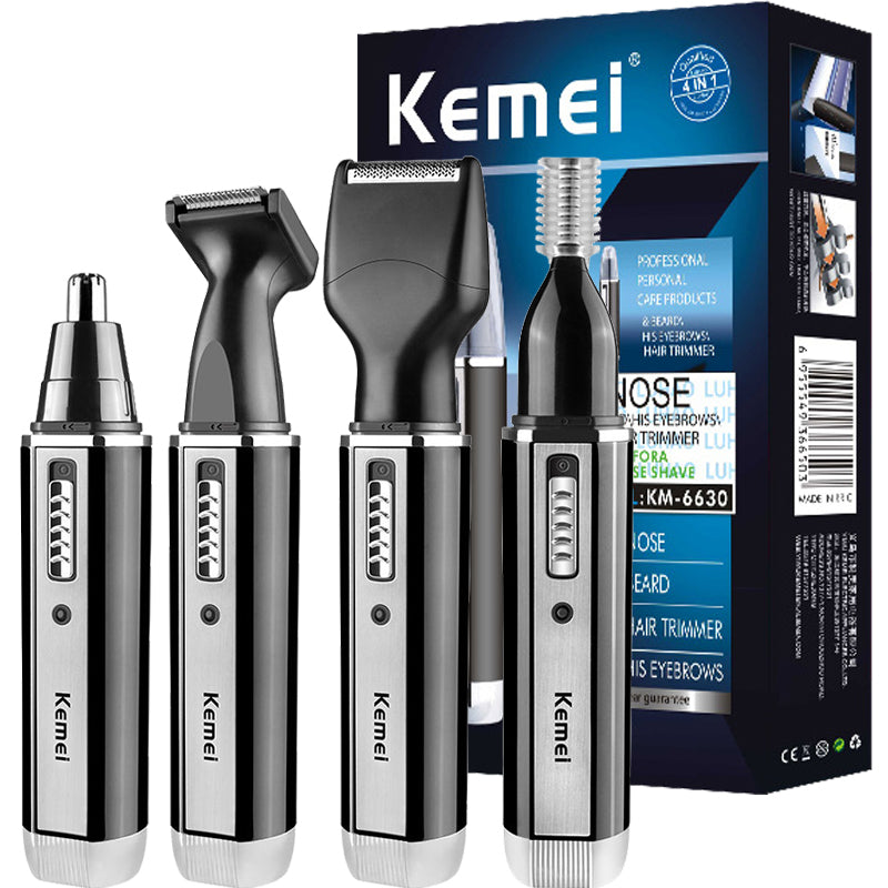 4-in-1 Rechargeable Nose Trimmer and Beard Trimmer, a versatile