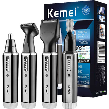 4-in-1 Rechargeable Nose Trimmer and Beard Trimmer, a versatile