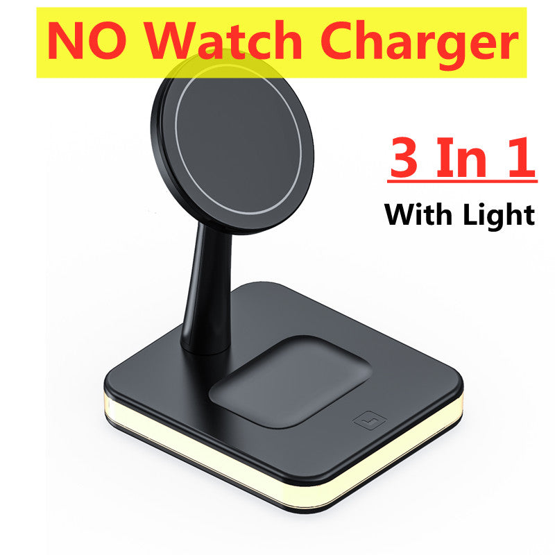 3-in-1 Magnetic Wireless Charger Stand For iPhone.