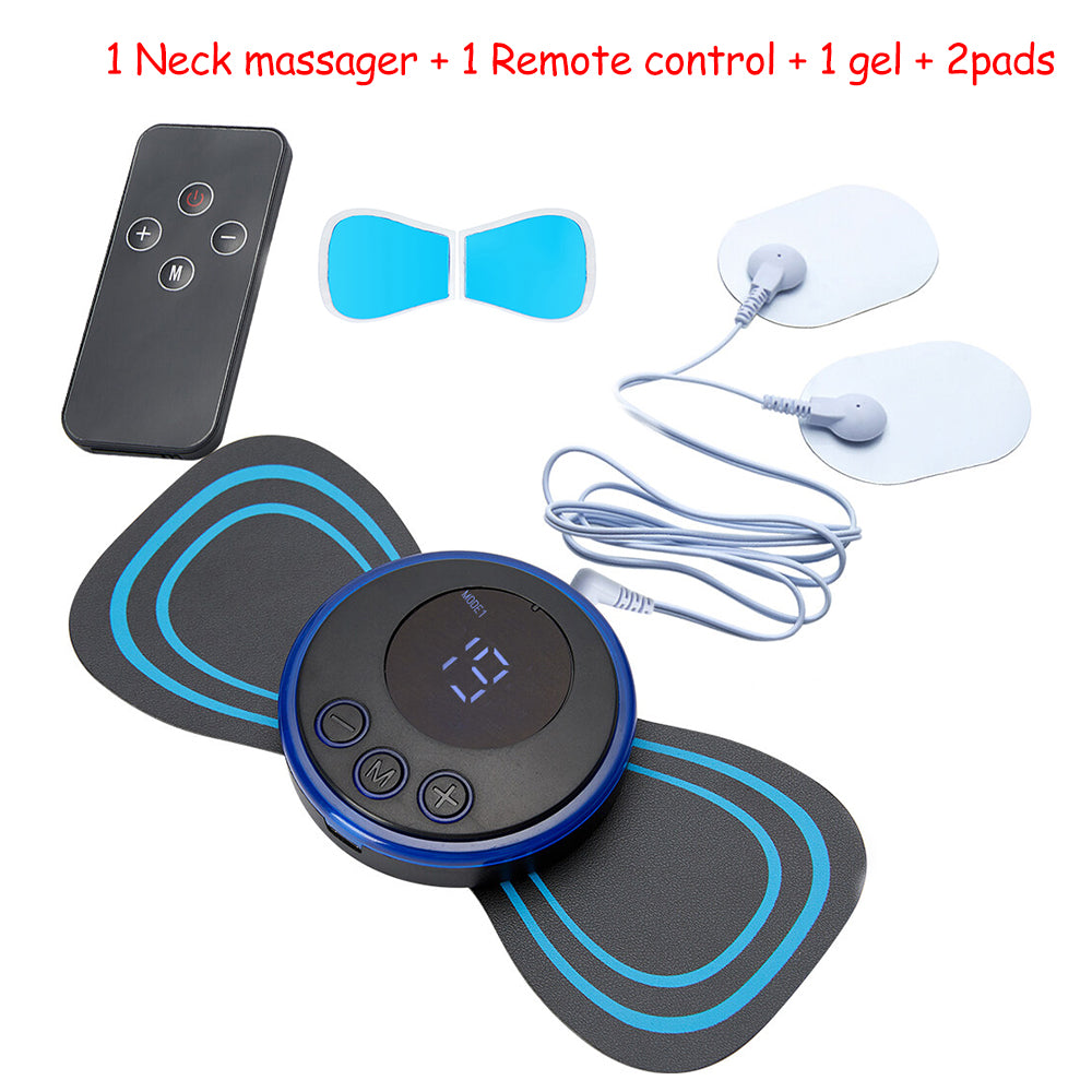 Neck Massager Mini Portable EMS Electric Cervical Massage.