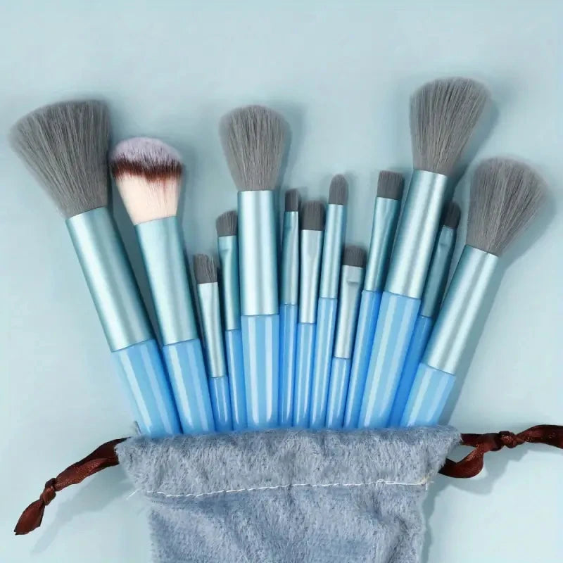 13PCS Soft Fluffy Makeup Brushes Set Premium Eye Shadow Foundation Women Cosmetic Brush Eyeshadow Blush Beauty Make Up Tools