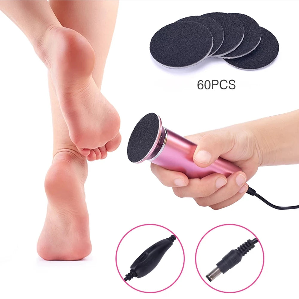 Electric Grinding Pedicure Tools Foot Sandpaper File for Heels Professional Foot Care Tool Dead Hard Skin Callus Remover