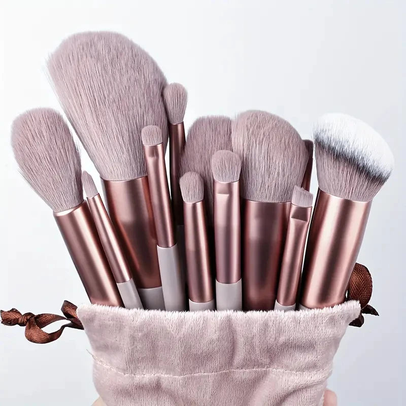 13PCS Soft Fluffy Makeup Brushes Set Premium Eye Shadow Foundation Women Cosmetic Brush Eyeshadow Blush Beauty Make Up Tools