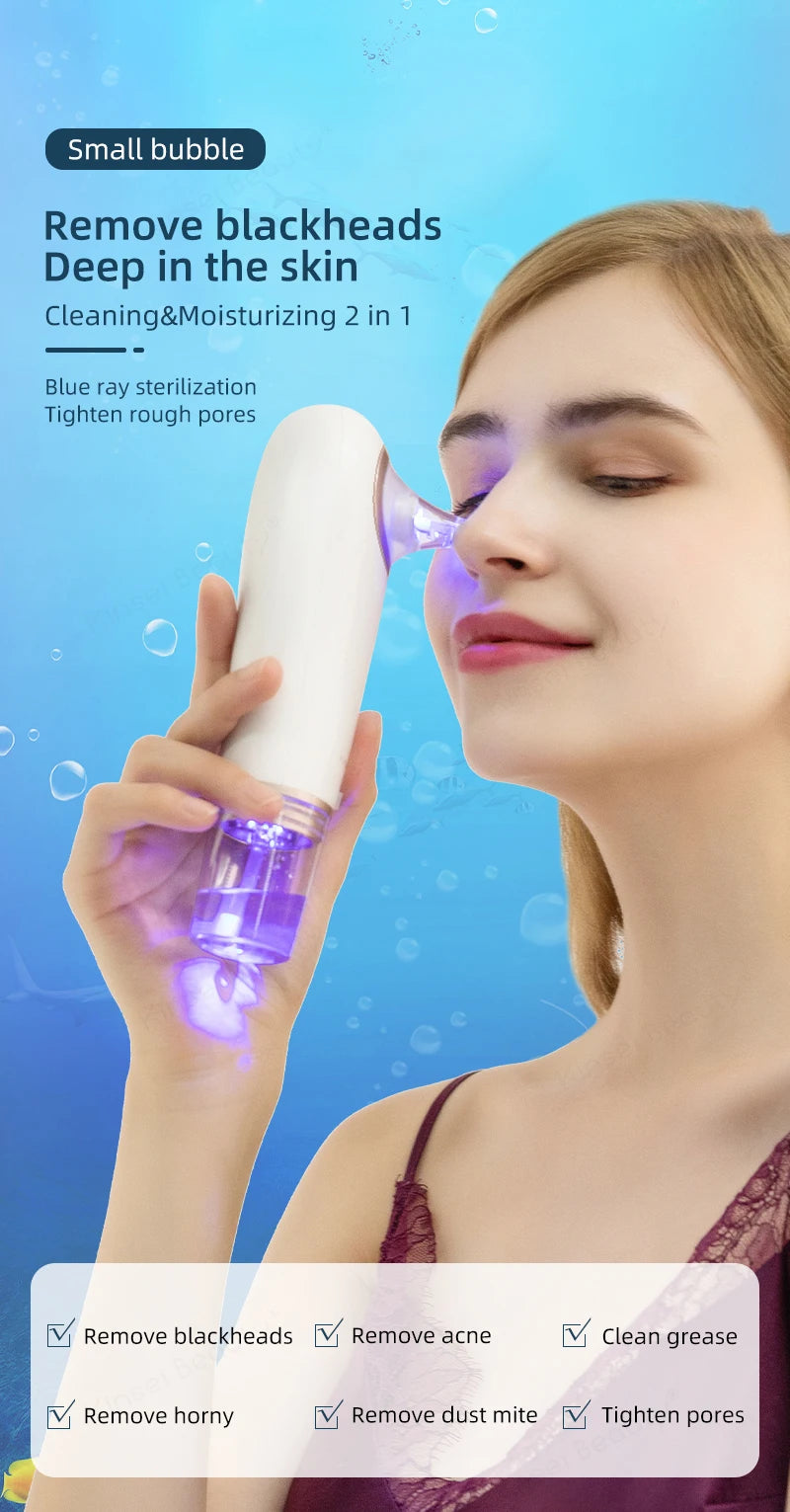 Electric Face Cleaner Blackhead Remover.