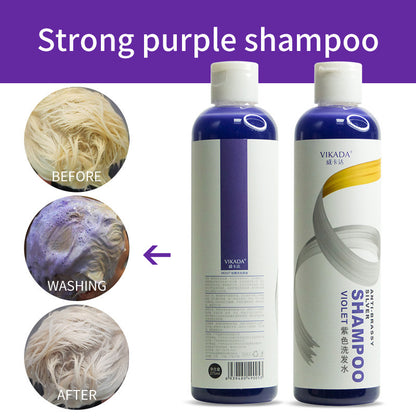 Purple Shampoo Linen Bleaching Hair Correction.