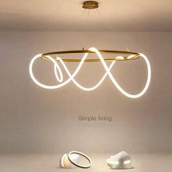 Product Description: Luxury Hanging Light Hose LED Pendant Chandelier.