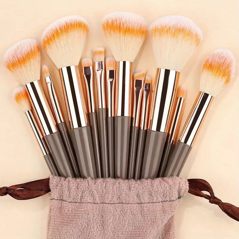 13PCS Soft Fluffy Makeup Brushes Set Premium Eye Shadow Foundation Women Cosmetic Brush Eyeshadow Blush Beauty Make Up Tools