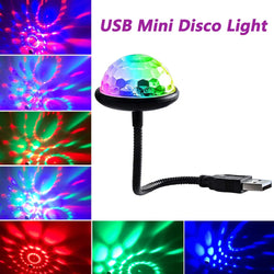 Dj Lighting Sound Party Auto USB Mini Disco Ball Lights.