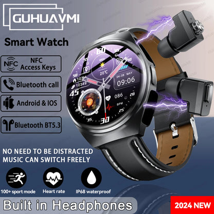 Huawei 2-in-1 Smart Watch with Earphones.